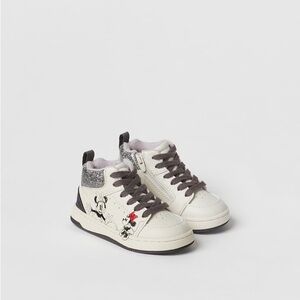 ZARA Minnie Mouse © Disney High Top Sneakers